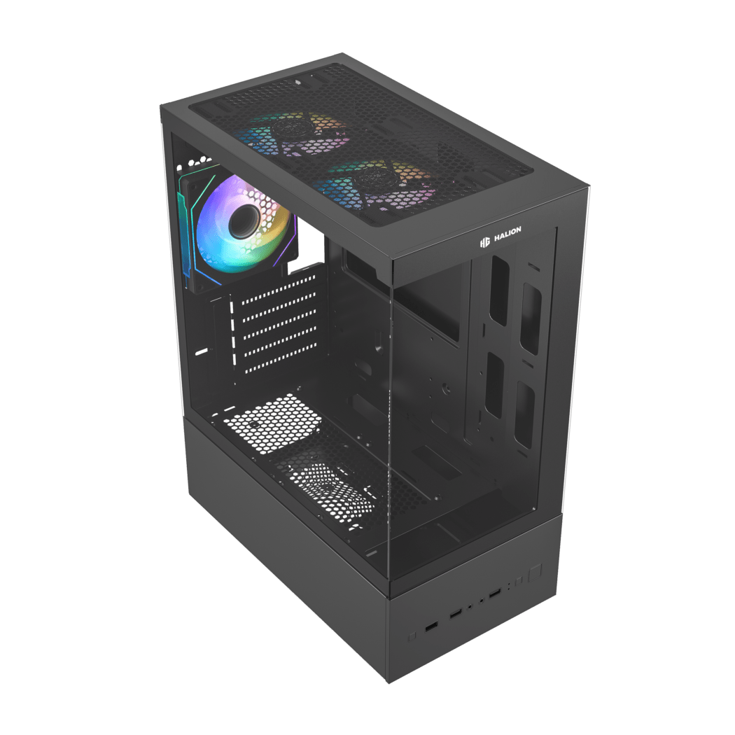 CASE ATX BUFFALO CR41, FUENTE 500W, 2XUSB 2.0, 1XUSB 3.0, AUDIO HD, MICRÓFONO HD, 3X12CM LED RGB COOLER, VT LATERAL Y FRONTAL. MEDIDAS: 340 X 200 X 452MM, 2X3.5HDD, 1X2.5SDD INTERNO BUFFALO-CR41 - SMART BUSINESS