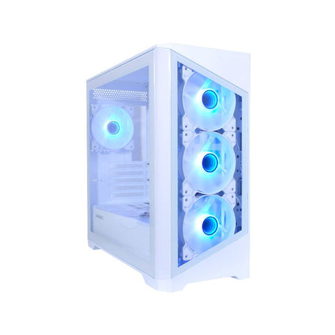 CASE ATX DESTROYER TGW, GP 650W 80+ BRONZE, 2xUSB 2.0, 1xUSB 3.0, Audio HD, 4x12CM LED ARGB COOLER, VT frontal y lateral, Medidas: 450x 210 x 450mm, 2x3.5HDD, 2x2.5SDD interno DESTROYER-TGW - SMART BUSINESS