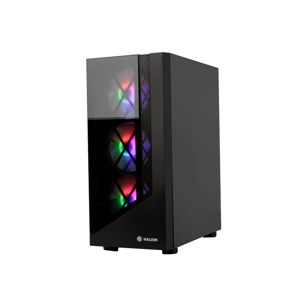 CASE ATX DRAGON CR15, FUENTE 500W, 2XUSB 2.0, 1XUSB 3.0, AUDIO HD, 4X12CM LED RAINBOW COOLER, VT FRONTAL Y LATERAL, MEDIDAS: 365 X 200 X 455MM, 2X3.5HDD, 2X2.5SDD INTERNO DRAGON-CR15 - SMART BUSINESS