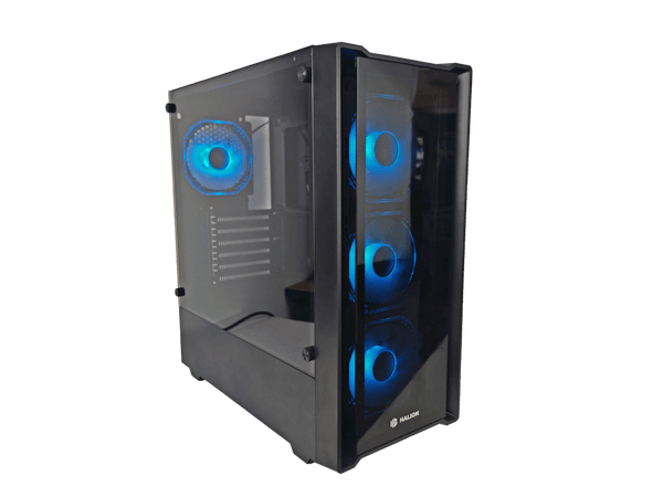 CASE ATX INFINITY 417, FUENTE 600W, 2XUSB2.0, 1XUSB3.0, AUDIO HD, MICRÓFONO HD, 4X12CM LED ARGB COOLER, VT LATERAL, MEDIDAS: 400 X 200 X 435MM, 1X3.5 HDD, 3X2.5 SDD INTERNO INFINITY-417 - SMART BUSINESS