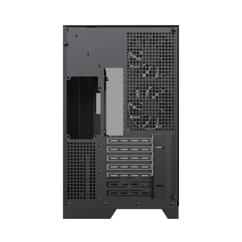CASE ATX INFINITY PRO, sin Fuente, 1xUSB 3.0, Audio & Mic TRRS, 1xUSB - Tipo C, 5x120mm ARGB COOLER, Vidrio Templado Superior, Frontal y Lateral, Medidas: 418 x 272 x 454mm, 1x3.5HDD + 3x2.5SDD interno INFINITY-PRO - SMART BUSINESS