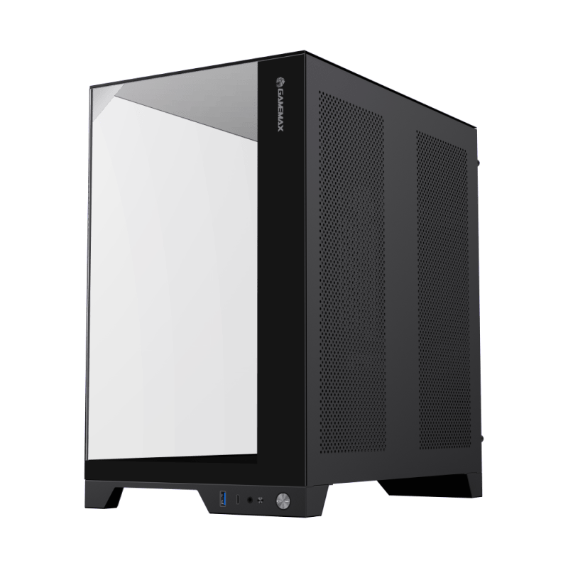 CASE ATX INFINITY PRO, sin Fuente, 1xUSB 3.0, Audio & Mic TRRS, 1xUSB - Tipo C, 5x120mm ARGB COOLER, Vidrio Templado Superior, Frontal y Lateral, Medidas: 418 x 272 x 454mm, 1x3.5HDD + 3x2.5SDD interno INFINITY-PRO - SMART BUSINESS