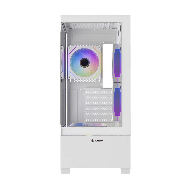 CASE ATX JUPITER K04, Case sin Fuente, 2xUSB 2.0, 1xUSB 3.0, 6X12CM LED ARGB COOLER, VT lateral, Medidas: 420 x 215 x 490 mm, 2x3.5HDD, 3x2.5SDD interno JUPITER-K04 - SMART BUSINESS