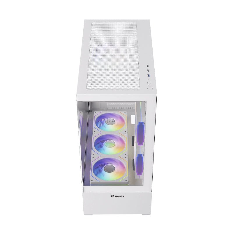 CASE ATX JUPITER K04, Case sin Fuente, 2xUSB 2.0, 1xUSB 3.0, 6X12CM LED ARGB COOLER, VT lateral, Medidas: 420 x 215 x 490 mm, 2x3.5HDD, 3x2.5SDD interno JUPITER-K04 - SMART BUSINESS