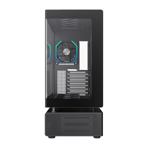 CASE ATX N80 BK NEGRO, Case sin Fuente, 1xUSB 3.0, USB TYPE C, CHASIS VIDRIO TEMPLADO LATERAL Y FRONTAL, Medidas: 439 x 240.50 x 530mm, 2x3.5HDD, 2x3.5SDD interno, Color: Negro. N80-BK - SMART BUSINESS
