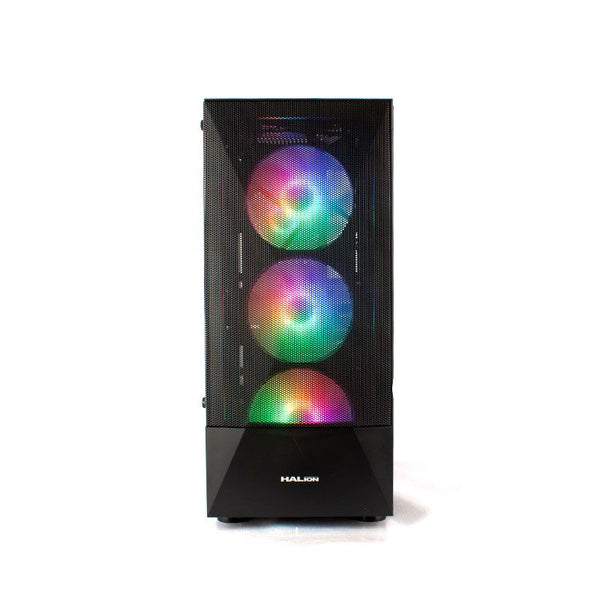 CASE ATX POLARIS CR13, FUENTE 500W, 2XUSB 2.0, 1XUSB 3.0, AUDIO HD, 4X12CM LED RAINBOW COOLER, VT LATERAL, MALLA FRONTAL, MEDIDAS: 360 X 200 X 455MM, 2X3.5HDD, 2X2.5SDD INTERNO POLARIS-CR13 - SMART BUSINESS