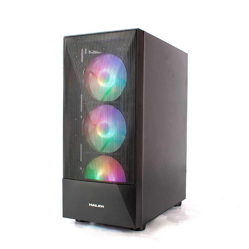 CASE ATX POLARIS CR13, FUENTE 500W, 2XUSB 2.0, 1XUSB 3.0, AUDIO HD, 4X12CM LED RAINBOW COOLER, VT LATERAL, MALLA FRONTAL, MEDIDAS: 360 X 200 X 455MM, 2X3.5HDD, 2X2.5SDD INTERNO POLARIS-CR13 - SMART BUSINESS