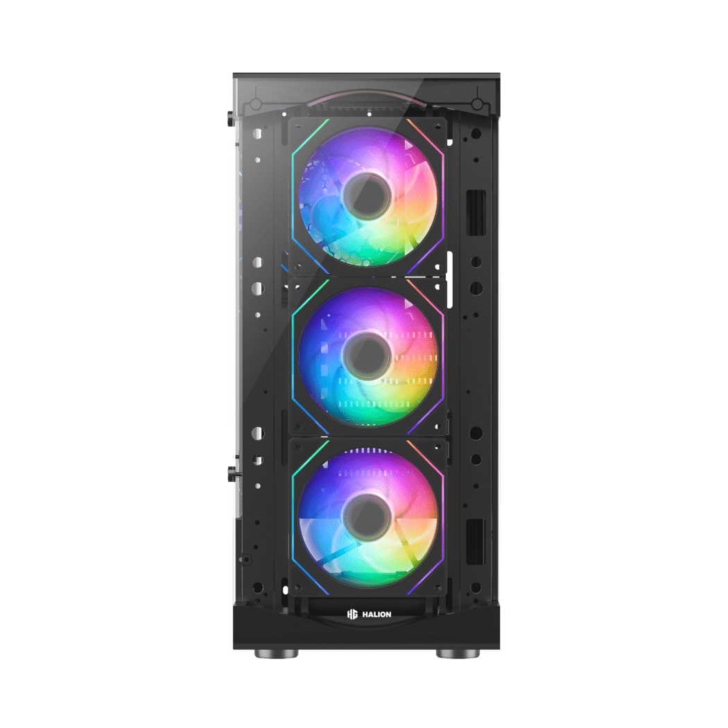 CASE ATX TAURO CR33, FUENTE 500W, 2XUSB 2.0, 1XUSB 3.0, AUDIO HD, MICRÓFONO HD, 4X12CM LED RGB COOLER, VT FRONTAL Y LATERAL, MEDIDAS: 375 X 200 X 452MM, 1X3.5HDD, 1X2.5SDD INTERNO. TAURO-CR33 - SMART BUSINESS