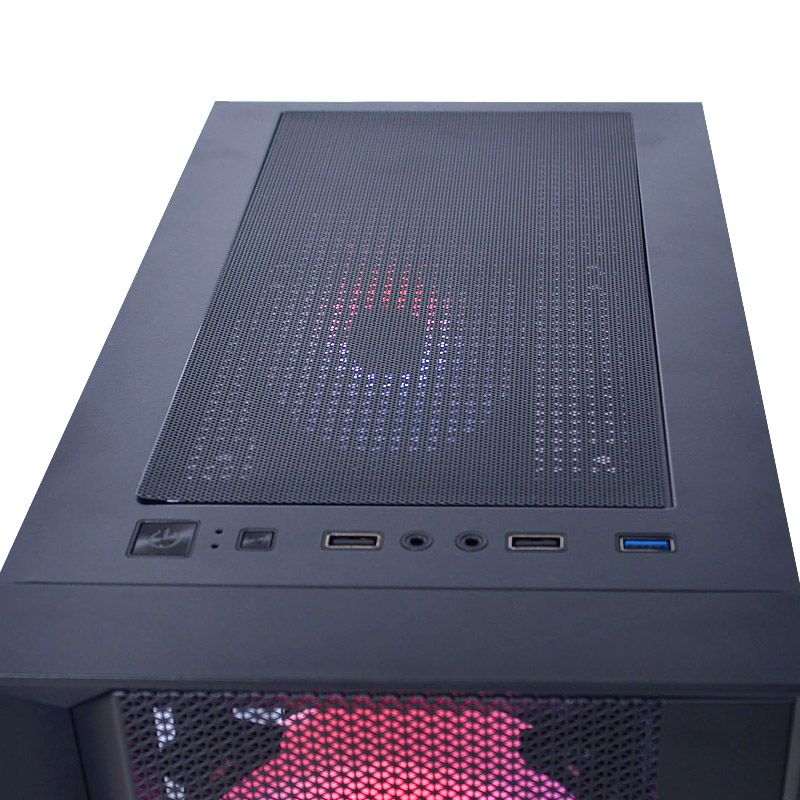 CASE ATX TORNADO 04BK, FUENTE 600W, 2XUSB 2.0, 1XUSB 3.0, AUDIO HD, 4X12CM LED ARGB COOLER, VT LATERAL, MEDIDAS: 370 X 200 X 445MM, 2X3.5HDD, 2X2.5SDD INTERNO TORNADO-04BK - SMART BUSINESS