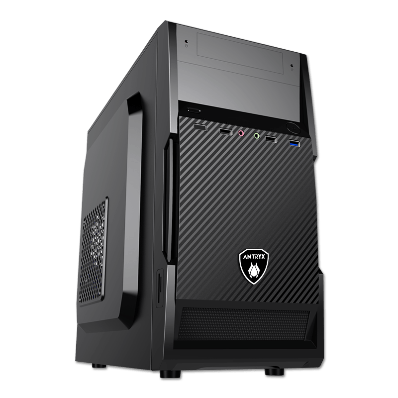 CASE C/FUENTE 350W ANTRYX ELEGANT 570 USB3.0 (AC- E570M-350CP) - SMART BUSINESS