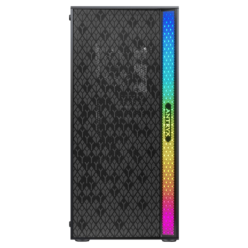 CASE C/FUENTE B500W ANTRYX XTREME NC - 253, C/CINTA  LED, VIDRIO TEMPLADO (AC - XNC253K - 500CPR1) AC-XNC253K-500CPR1 - SMART BUSINESS