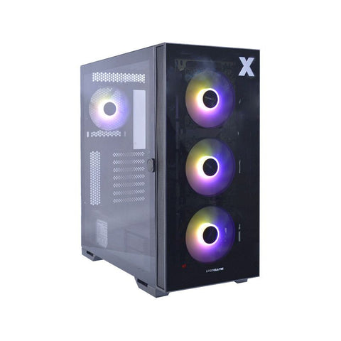 CASE E - ATX IFORGAME X3, Case sin Fuente, 2xUSB 2.0, 1xUSB 3.0, Audio HD, 4x12CM LED ARGB COOLER, VT frontal y lateral, Medidas: 460 x 225 x 490mm, 2x3.5HDD, 2x2.5SDD interno IFORGAME-X3 - SMART BUSINESS