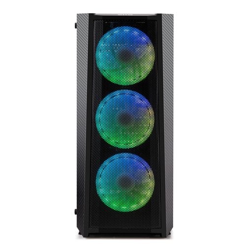 CASE GAMER GAME PRO GP7681B CON 4 VENTILADORES RGB, DISEÑO ATX, PANEL LATERAL TRANSPARENTE, EXCELENTE FLUJO DE AIRE, IDEAL PARA ENSAMBLES POTENTES GP7681B - SMART BUSINESS