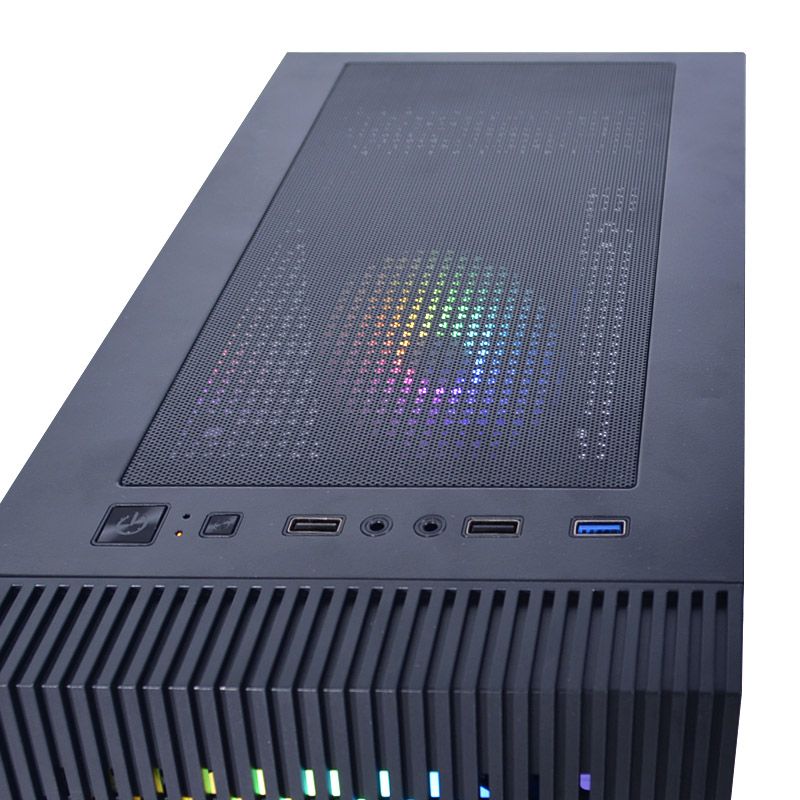 CASE GAMER GAMEMAX EDGE BK MALLA 4 - FRGB SIN FUENTE AGAEDGE - SMART BUSINESS