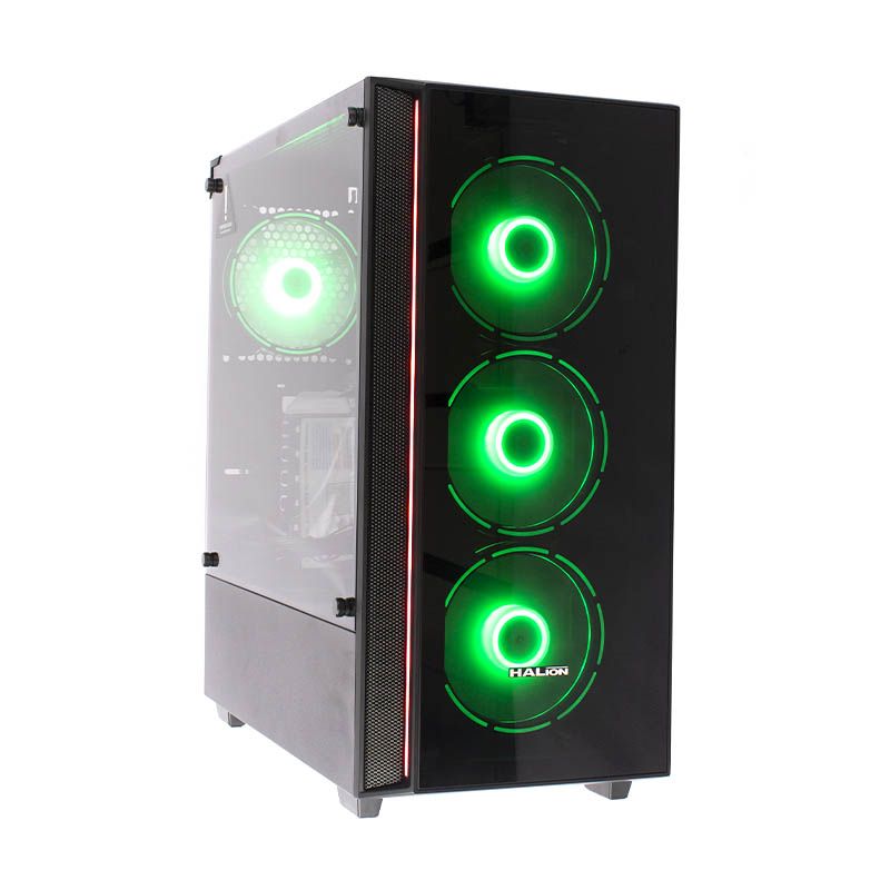 CASE GAMER HALION MIRAGE C302 SIN FUENTE VT 4XRGB AFHAM - SMART BUSINESS