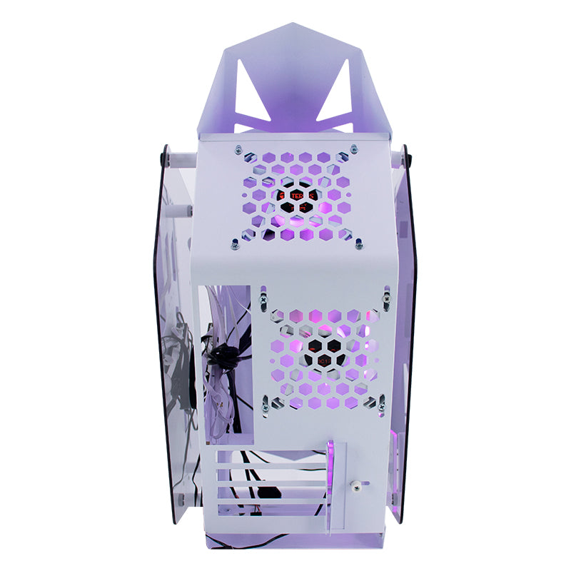 Case gamer TEROS TE-1316G, Mid Tower, USB 3.0 / USB 2.0, audio, ventilador ARGB, negro - SMART BUSINESS