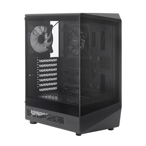 CASE GAMER TEROS TE - 1321G, MID TOWER, USB 3.0 / USB 2.0, AUDIO, VENTILADOR ARGB, NEGRO TE-1321G - SMART BUSINESS