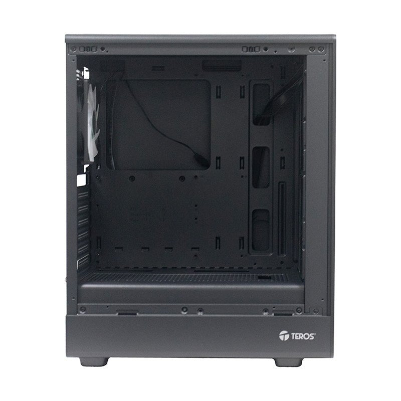 CASE GAMER TEROS TE - 1323G SIN FUENTE, ATX/M - ATX/ITX, SOPORTE HDD 3.5'' Y SSD 2.5'', COLOR NEGRO, DISEÑO ESPACIOSO Y ESTÉTICO PARA ENSAMBLES POTENTES TE-1323G - SMART BUSINESS