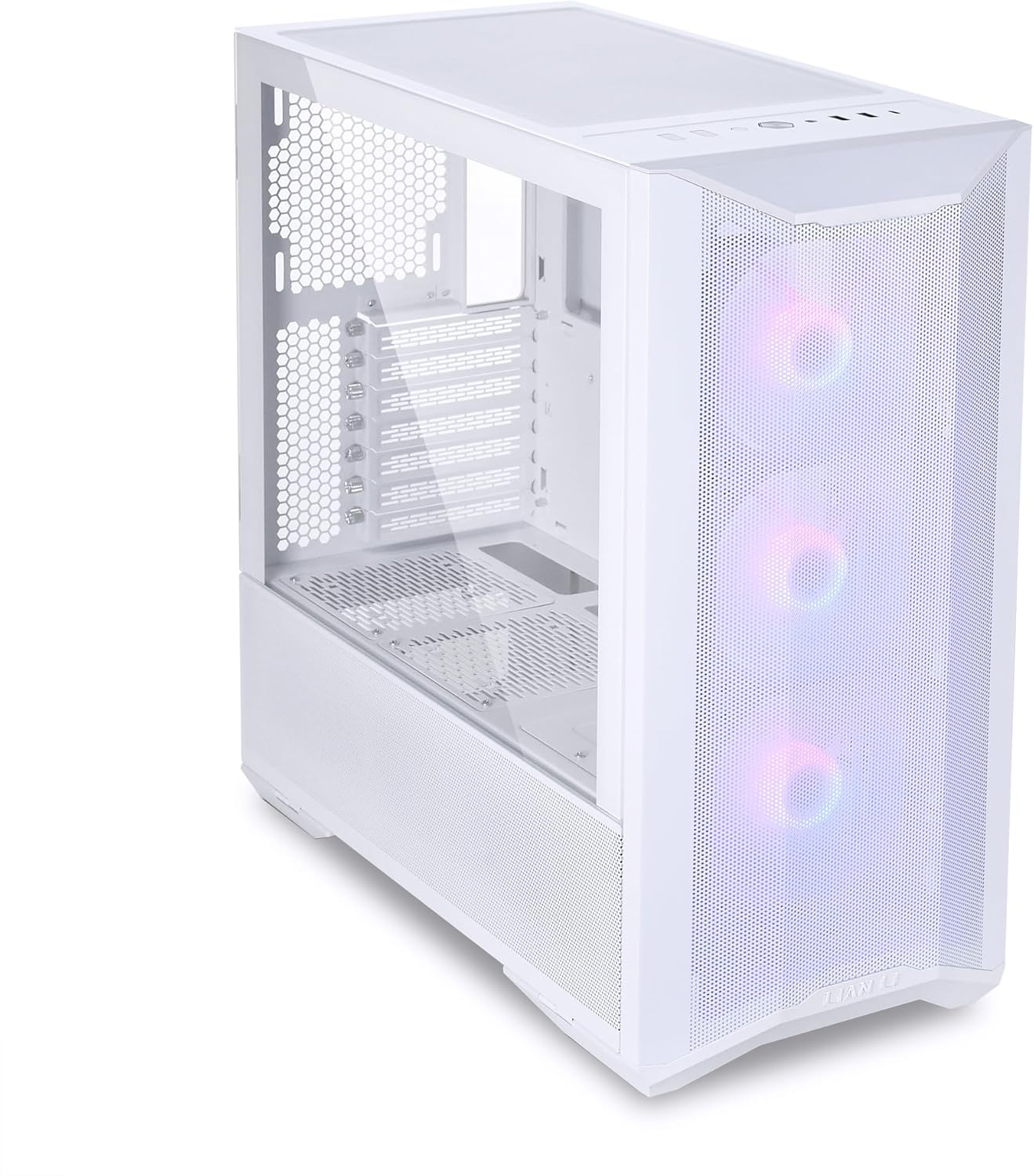 CASE LIAN LI LANCOOL II MESH C SNOW ARGB, 2 VIDRIO  TEMPLADO, USB TIPO - C (RGB - S) RGB-S - SMART BUSINESS