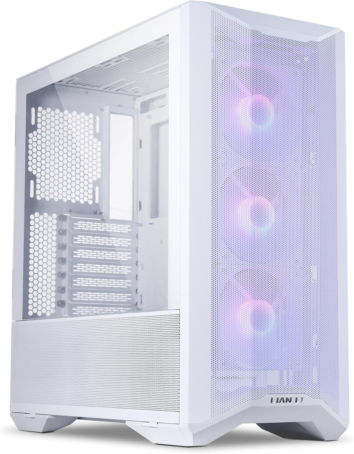 CASE LIAN LI LANCOOL II MESH C SNOW ARGB, 2 VIDRIO  TEMPLADO, USB TIPO - C (RGB - S) RGB-S - SMART BUSINESS