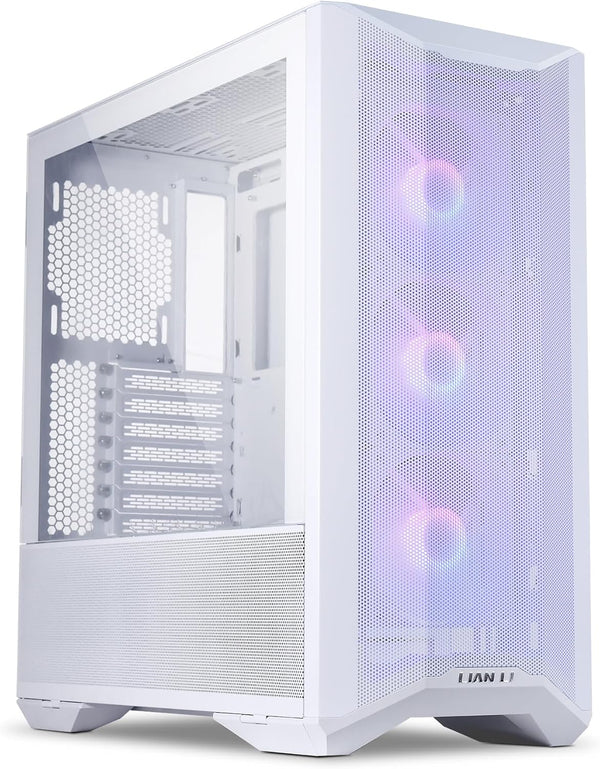 CASE LIAN LI LANCOOL II MESH C SNOW ARGB, 2 VIDRIO  TEMPLADO, USB TIPO-C (RGB-S) - SMART BUSINESS