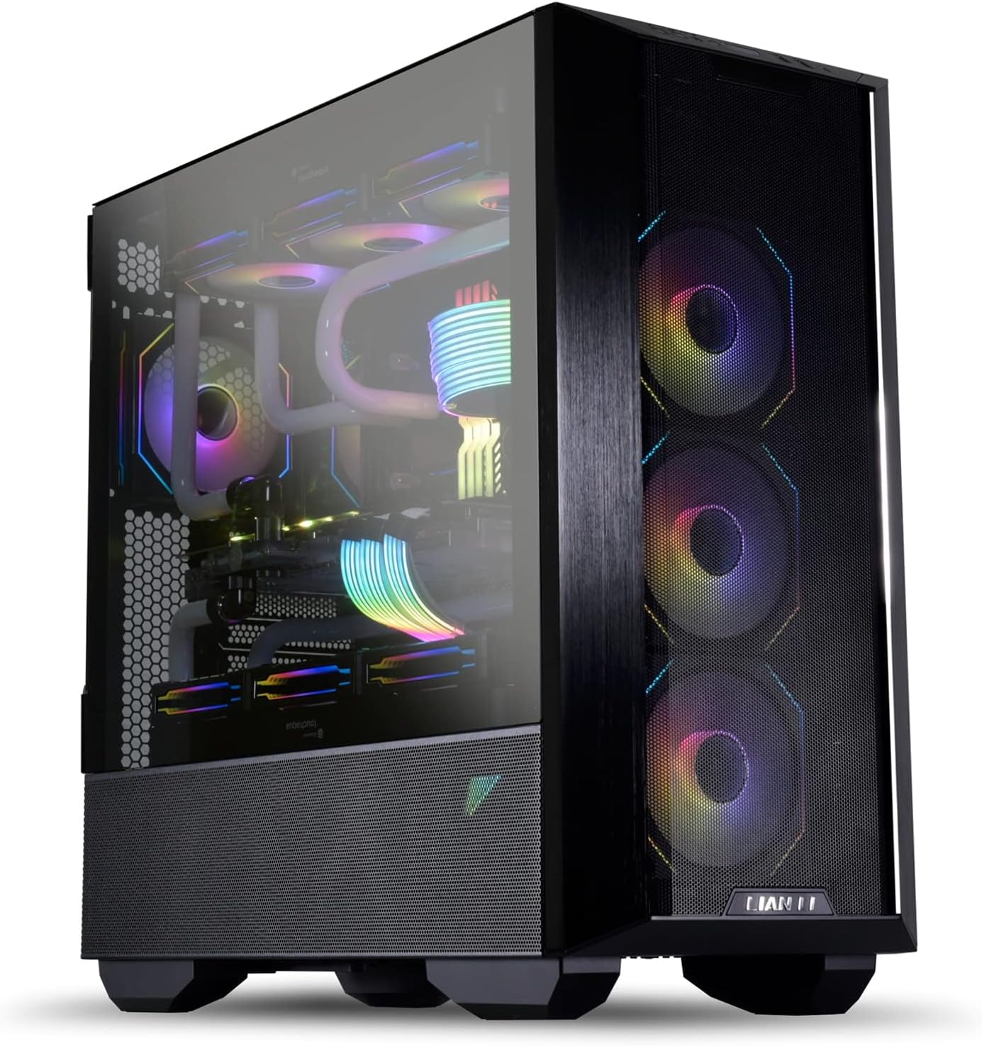 CASE LIAN LI LANCOOL III BLACK ARGB, VIDRIO TEMPLADO  (LANCOOL 3R-X)  - SMART BUSINESS
