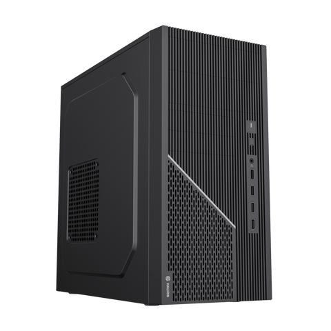CASE MATX 6526, FUENTE 600W, 4xUSB 2.0, 1xTRRS, ATX 600W, Medidas: 372 x 178 x 353mm MATX-6526 - SMART BUSINESS