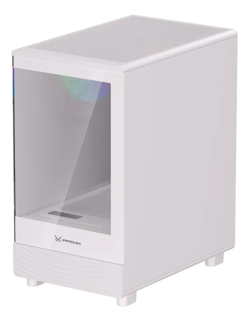 CASE MATX FISH DIAMOND R2M BLANCO, Case sin Fuente, 1xUSB 2.0, 1xUSB 3.0, 1xTRRS, VT frontal y lateral, CHASIS superior y posterior, Medidas: 355 x 180 x 425mm, 2x3.5HDD, 1x2.5SDD interno DIAMOND-R2M-WT - SMART BUSINESS