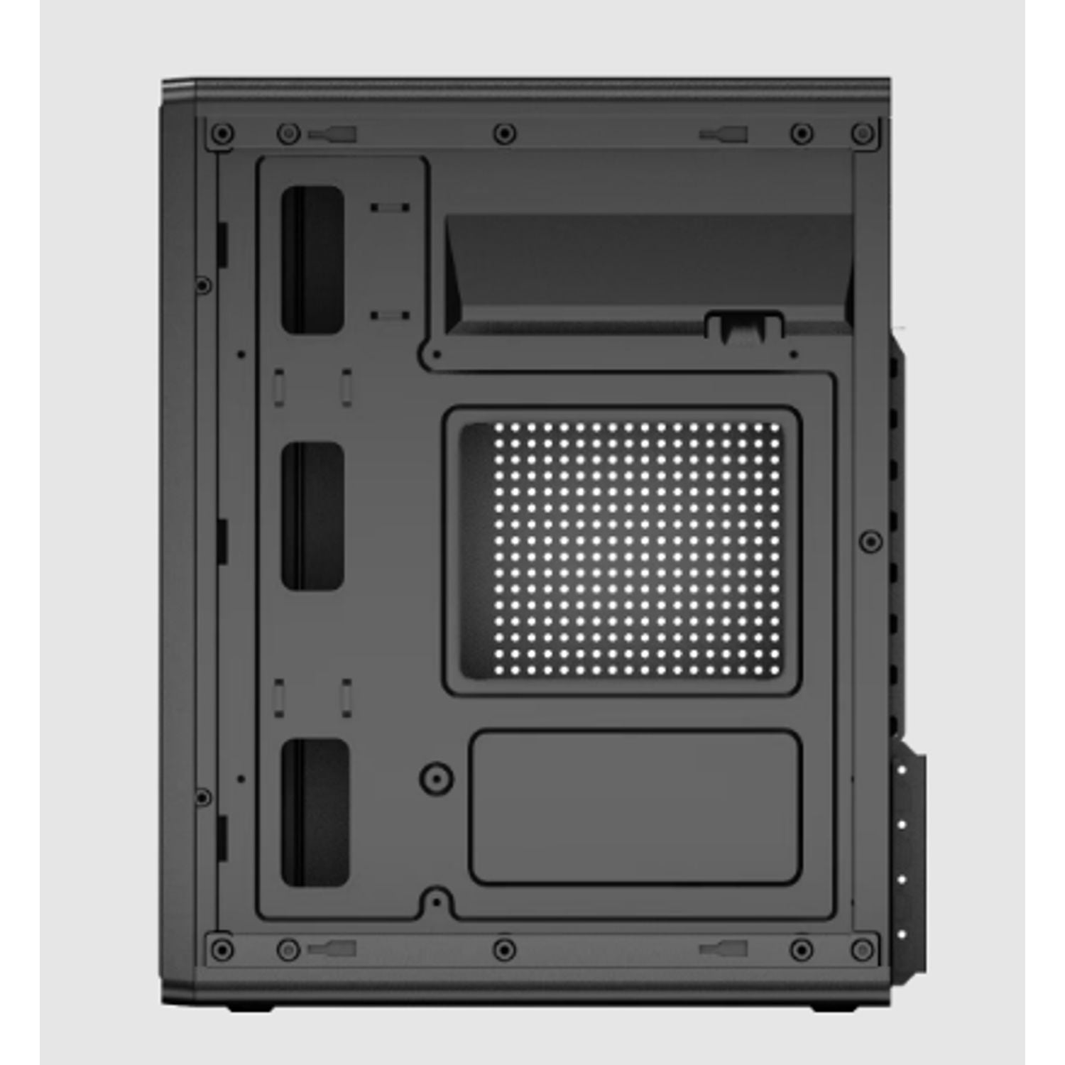 CASE MATX OMEGA T28 600W, FUENTE 600W, 2xUSB 2.0, Audio HD, Micrófono HD, Medidas: 270 x 165 x 345mm, 3x3.5HDD, 2x2.5SDD interno MATX-OMEGA-T28-600W - SMART BUSINESS