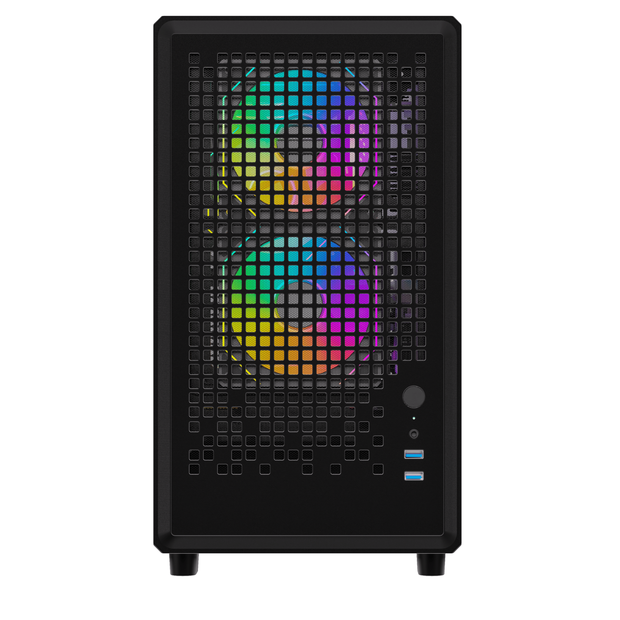 CASE MATX WIND SHELL G2, Case sin Fuente, 2xUSB 3.0, 1xTRRS, VT lateral, Malla frontal, CHASIS superior, delantero, posterior, Medidas: 352 x 220 x 400mm, 1x3.5HDD, 2x2.5SDD interno SHELL-G2 - SMART BUSINESS