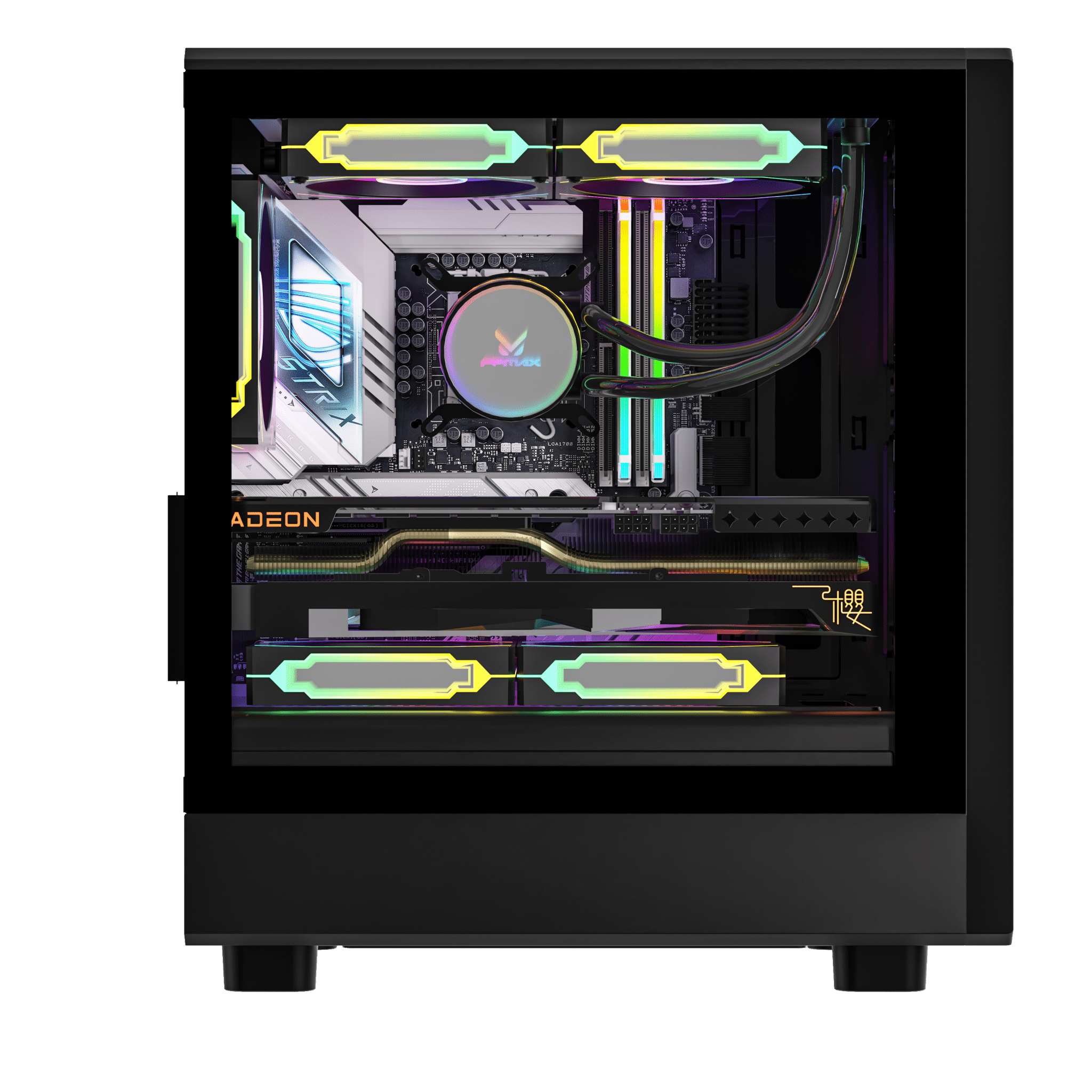 CASE MATX WIND SHELL G2, Case sin Fuente, 2xUSB 3.0, 1xTRRS, VT lateral, Malla frontal, CHASIS superior, delantero, posterior, Medidas: 352 x 220 x 400mm, 1x3.5HDD, 2x2.5SDD interno SHELL-G2 - SMART BUSINESS