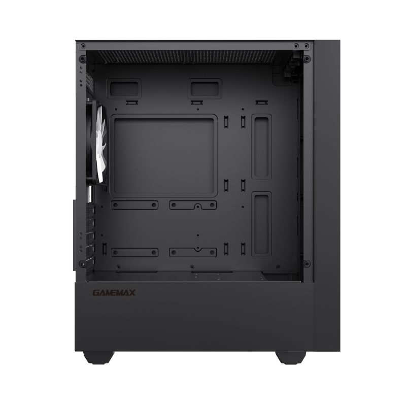 CASE MICRO ATX EDGE BK, 1xUSB 3.0, USB TYPE C, CHASIS VIDRIO TEMPLADO SUPERIOR, LATERAL Y FRONTAL, Medidas: 418 x 272 x 454mm, 1x3.5HDD, 3x2.5SDD interno EDGE-BK - SMART BUSINESS