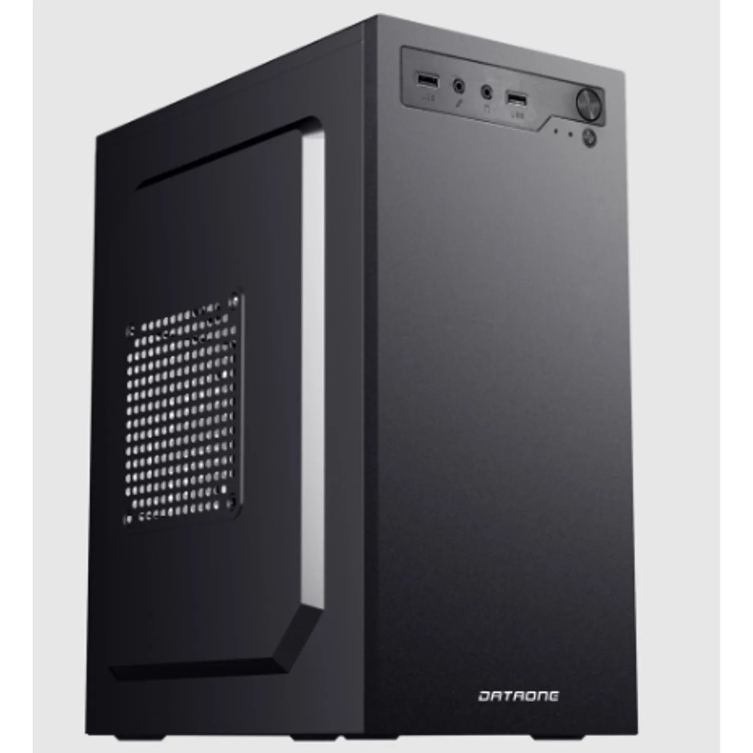 CASE MICRO ATX NOVA T12, FUENTE 600W, 2xUSB 2.0, Audio, Micrófono, Medidas: 278 x 165 x 350mm, 2x3.5HDD, 2x2.5SDD interno NOVA-T12 - SMART BUSINESS