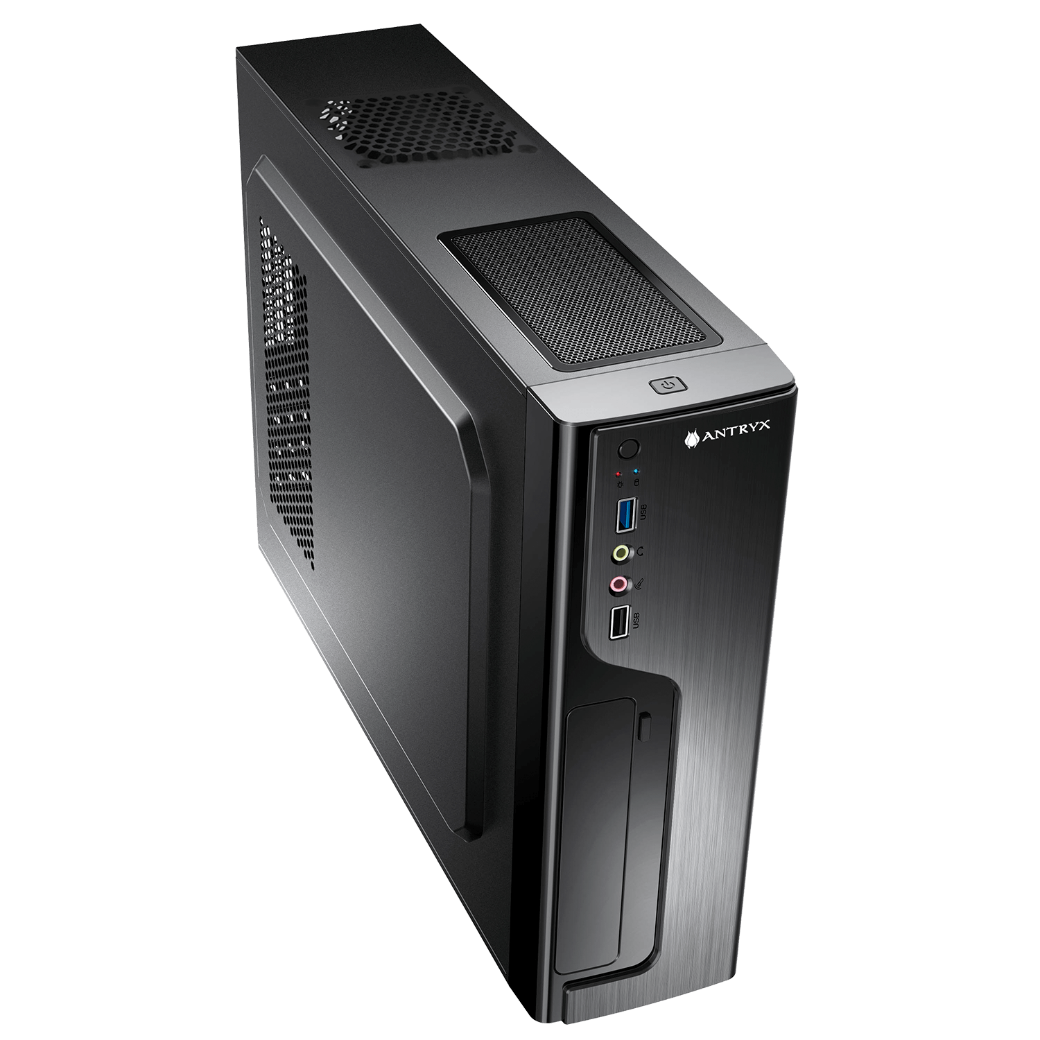 CASE MINI ANTRYX EXTREME XS - 120 FUENTE 350W (AC - XS120K - 350CP) NEGRO AC-XS120K-350CP - SMART BUSINESS