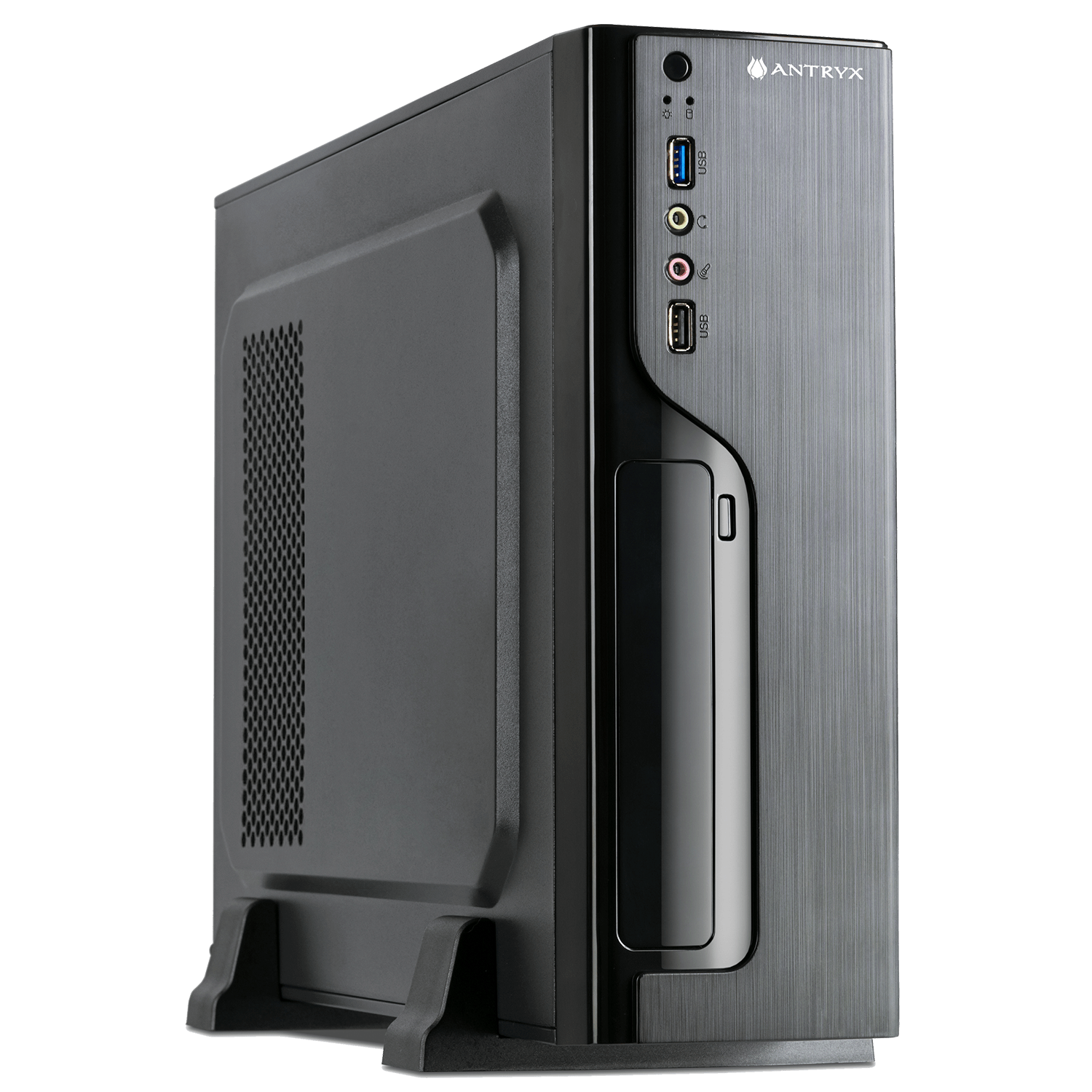 CASE MINI ANTRYX EXTREME XS-120 FUENTE 350W (AC-XS120K-350CP) NEGRO - SMART BUSINESS