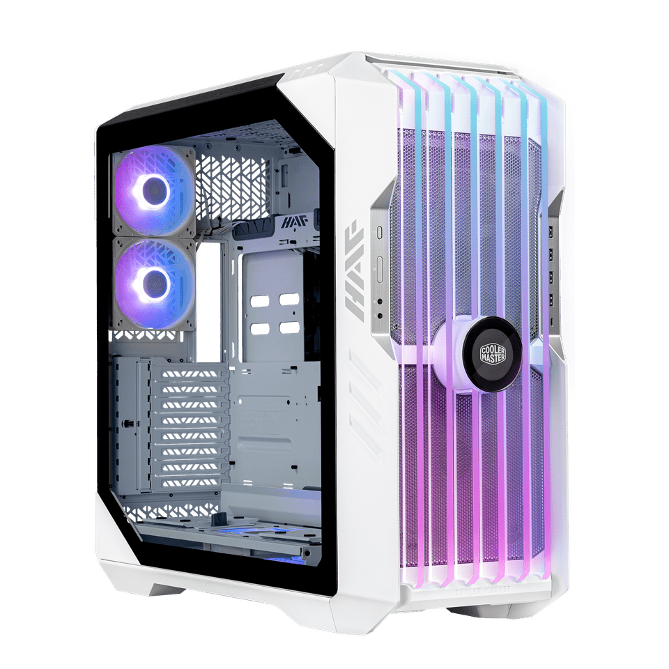 CASE PC COOLER MASTER HAF 700 EVO WHITE H700E - WGNN - S00: DISEÑO MODERNO, GRAN VENTILACIÓN Y ESPACIO PARA GAMING DE ALTO RENDIMIENTO H700E-WGNN-S00 - SMART BUSINESS