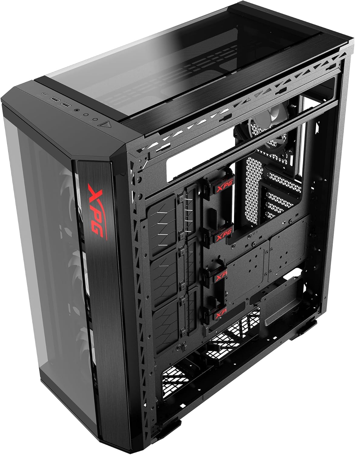 CASE - PC XPG BATTLECRUISER II BK MT 4AR GL BATTLECRUISERIIST - BKCWW BATTLECRUISERIIST-BKCWW - SMART BUSINESS