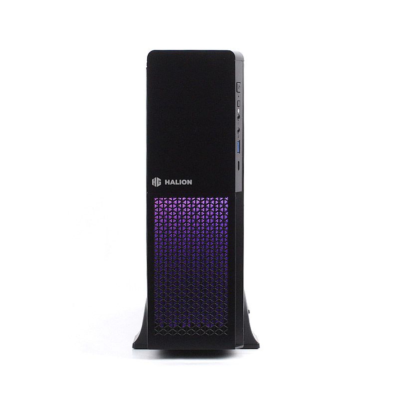 CASE SLIM HALION SUPRA-PRO S613 350W USB3.0 USB-C RGB - SMART BUSINESS