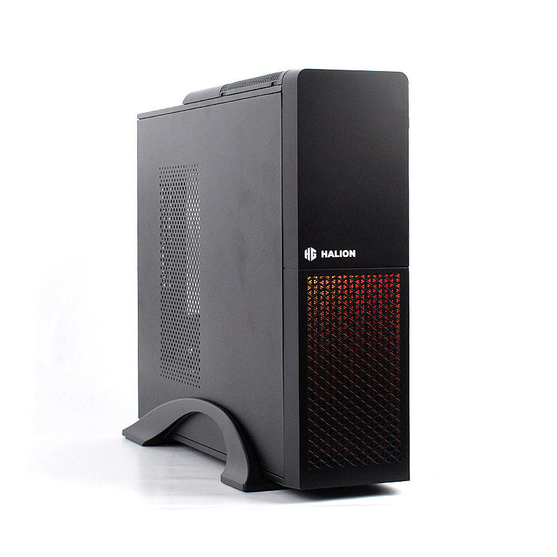 CASE SLIM HALION SUPRA-PRO S613 350W USB3.0 USB-C RGB - SMART BUSINESS