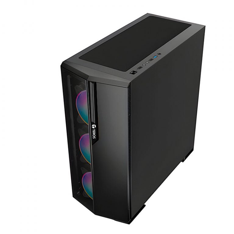 CASE TEROS GAMER TE1175N, MID TOWER, NEGRO, USB 3.0, USB 2.0, AUDIO. TE1175N - SMART BUSINESS