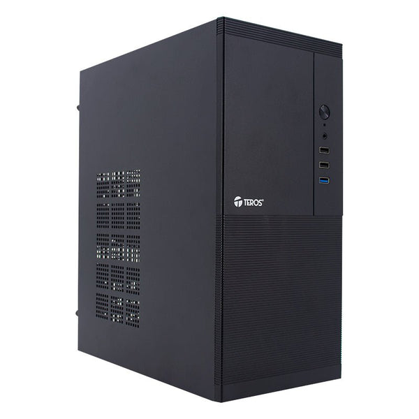 CASE TEROS TE - 1033S, MINI TOWER ATX, 250 W, USB 3.0 / 2.0, AUDIO HD, NEGRO TE-1033S - SMART BUSINESS