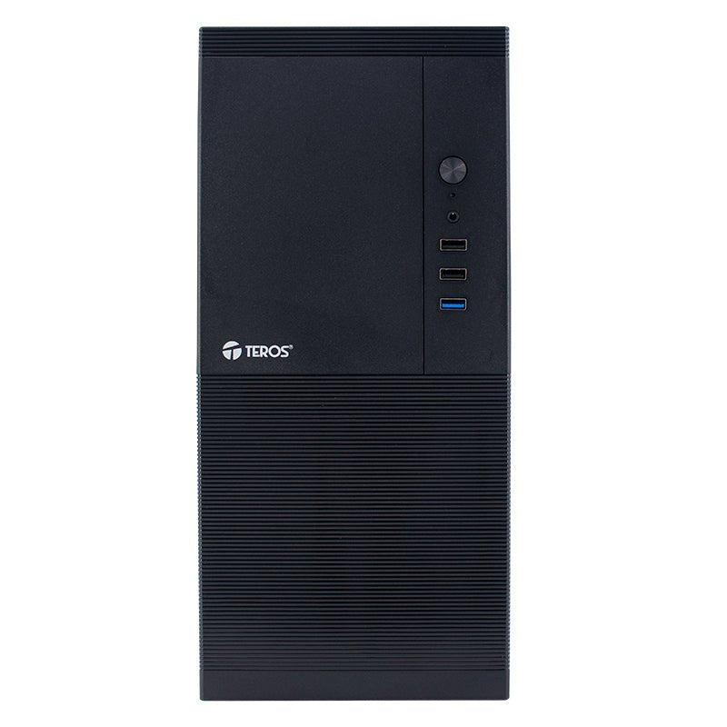 CASE TEROS TE - 1033S, MINI TOWER ATX, 250 W, USB 3.0 / 2.0, AUDIO HD, NEGRO TE-1033S - SMART BUSINESS