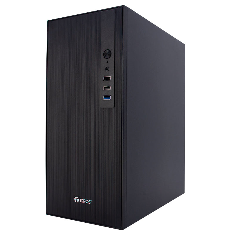 Case TEROS TE-1034S, Mini Tower ATX, 250 W, USB 3.0 / 2.0, audio HD, negro - SMART BUSINESS