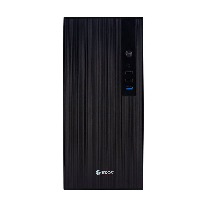 CASE TEROS TE - 1034S, MINI TOWER ATX, 250 W, USB 3.0 / 2.0, AUDIO HD, NEGRO TE-1034S - SMART BUSINESS
