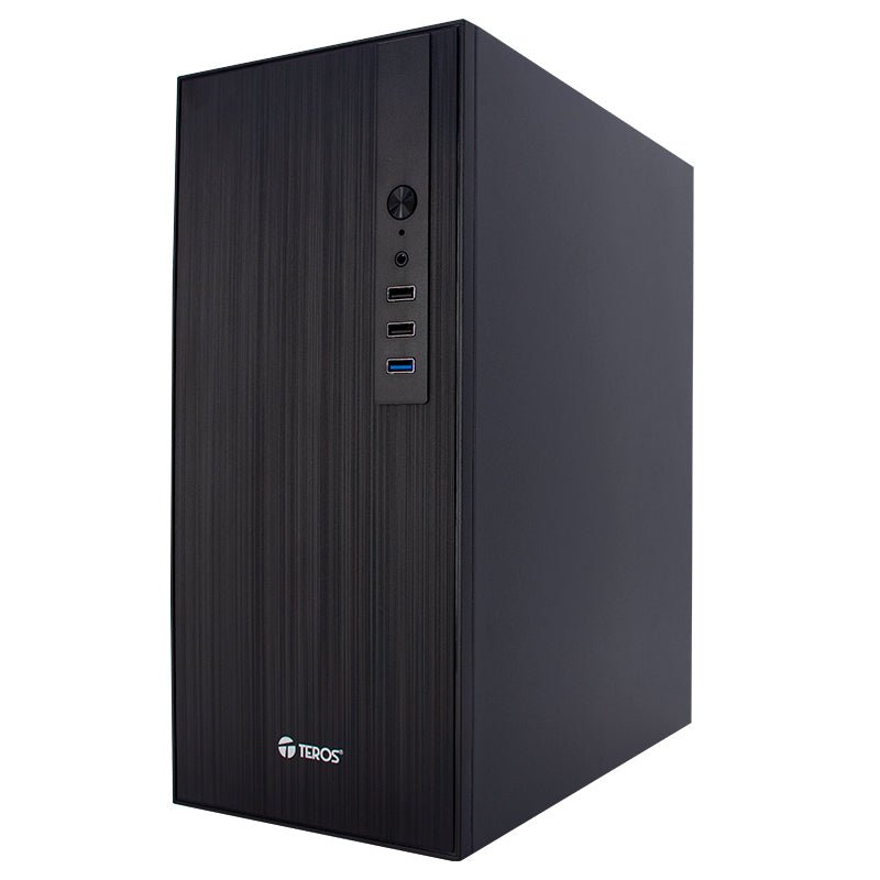 CASE TEROS TE - 1034S, MINI TOWER ATX, 250 W, USB 3.0 / 2.0, AUDIO HD, NEGRO TE-1034S - SMART BUSINESS