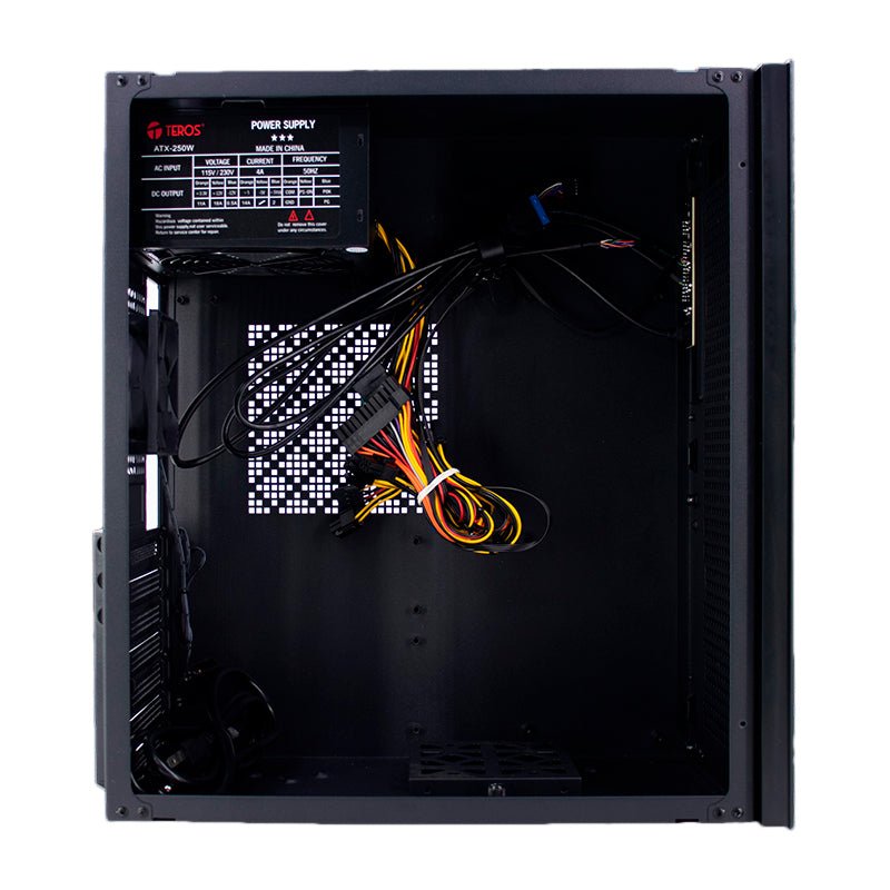 CASE TEROS TE - 1036S, FACTOR DE FORMA ATX, 250 W, USB 3.0 / 2.0, AUDIO, NEGRO. TE-1036S - SMART BUSINESS