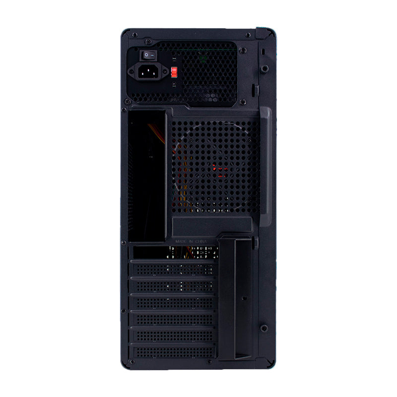 Case TEROS TE-1037S, Factor de forma ATX, 250 W, USB 3.0 / 2.0, audio, negro. - SMART BUSINESS