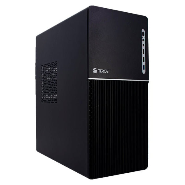 CASE TEROS TE - 1037S, FACTOR DE FORMA ATX, 250 W, USB 3.0 / 2.0, AUDIO, NEGRO. TE-1037S - SMART BUSINESS