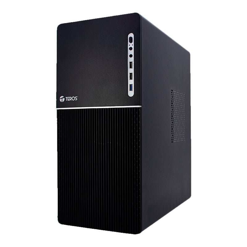 CASE TEROS TE - 1037S, FACTOR DE FORMA ATX, 250 W, USB 3.0 / 2.0, AUDIO, NEGRO. TE-1037S - SMART BUSINESS