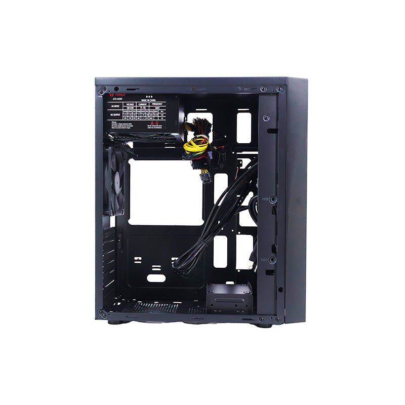 CASE TEROS TE - 1319G MID TOWER 450W CON PUERTOS USB 3.0 Y 2.0 AUDIO NEGRO TE-1319G - SMART BUSINESS